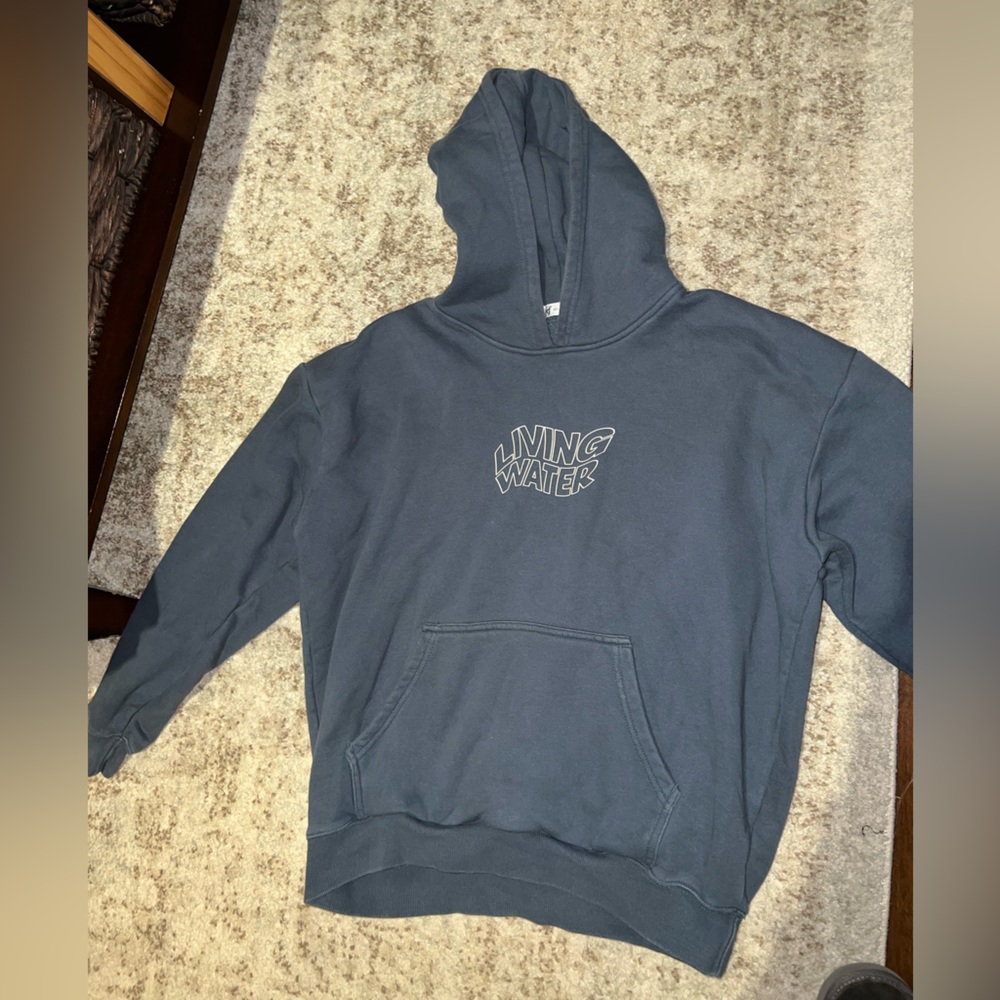 Blue Hoodie Sweater